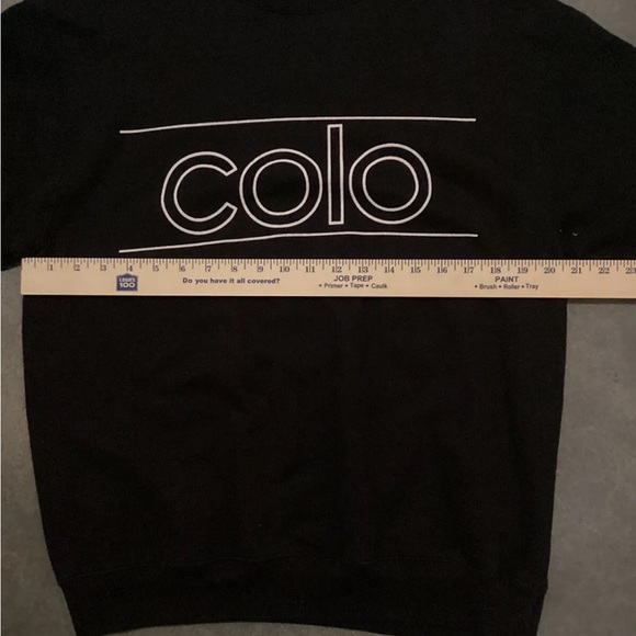 Colorado Champion Sweatshirt Black Trendy Size Medium - Picture 4 of 6